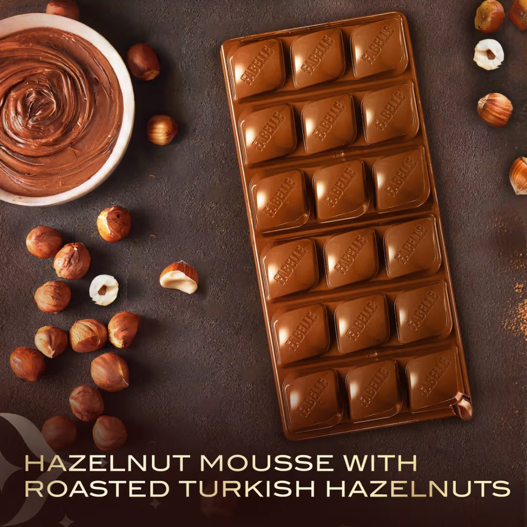 Hazelnut Mousse Bar - Centre filled Milk Chocolate