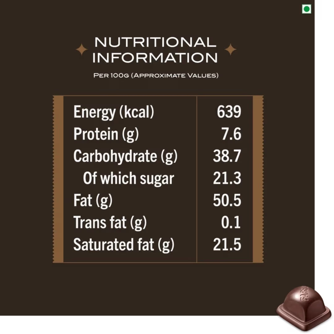 Intense Dark Bar - Centre filled 84% Dark Chocolate
