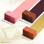 Gianduja Trilogy - Assorted Hazelnut infused 12 Chocolate Cubes
