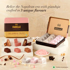 Gianduja Trilogy - Assorted Hazelnut infused 12 Chocolate Cubes