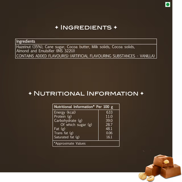 Gianduja Milk Chocolate - 12's