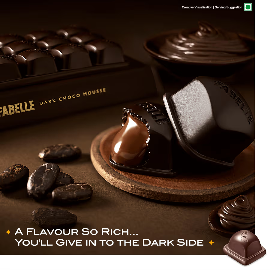 Intense Dark Bar - Centre filled 84% Dark Chocolate