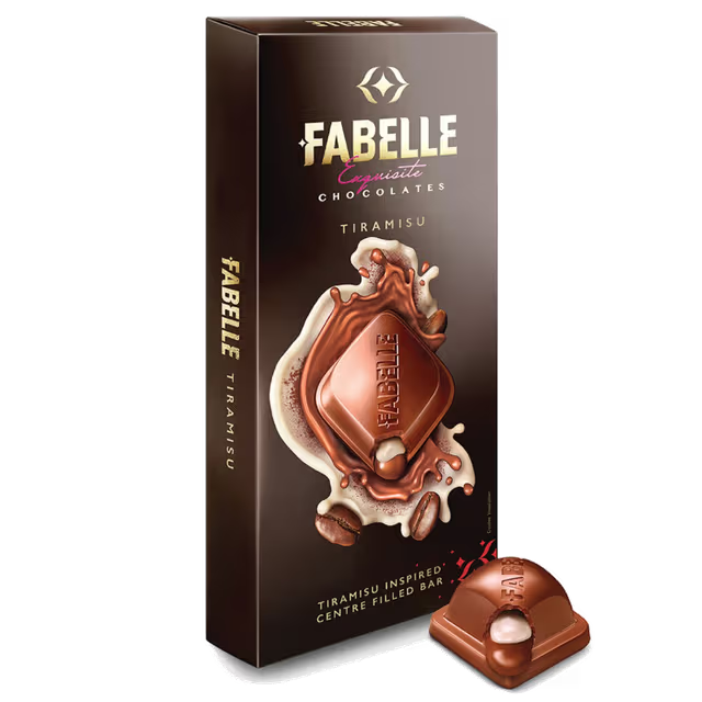 Tiramisu - Milk Chocolate Bar filled with Coffee Mousse