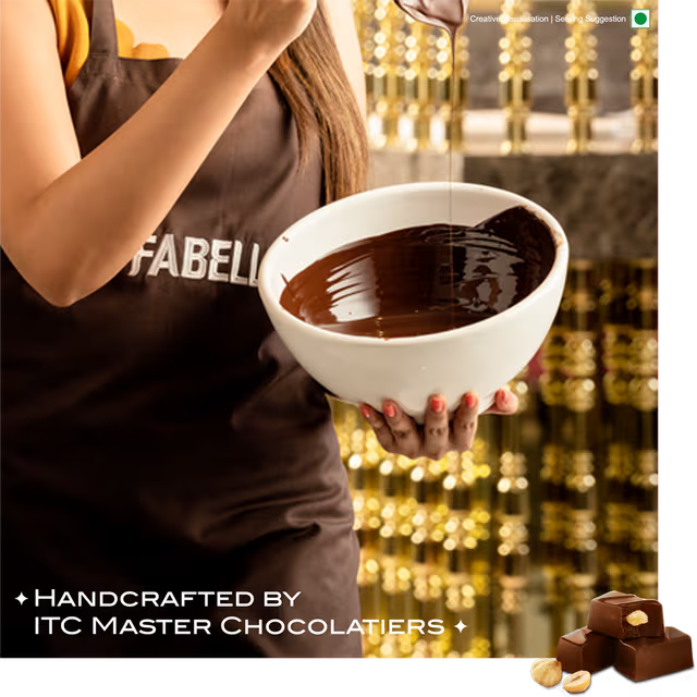 Dark Gianduja - Hazelnut infused dark chocolate cubes