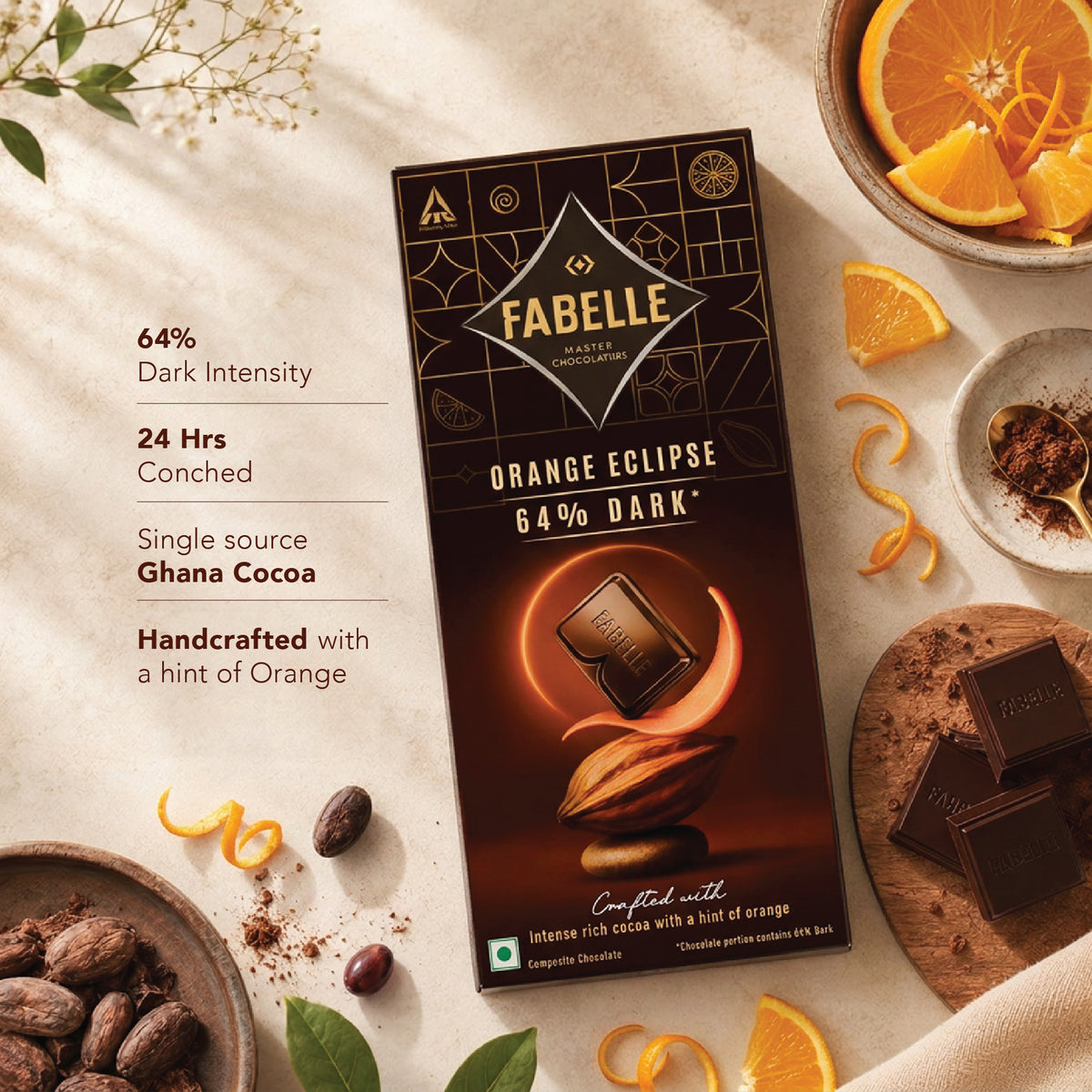 Orange Eclipse 64% Dark Chocolate