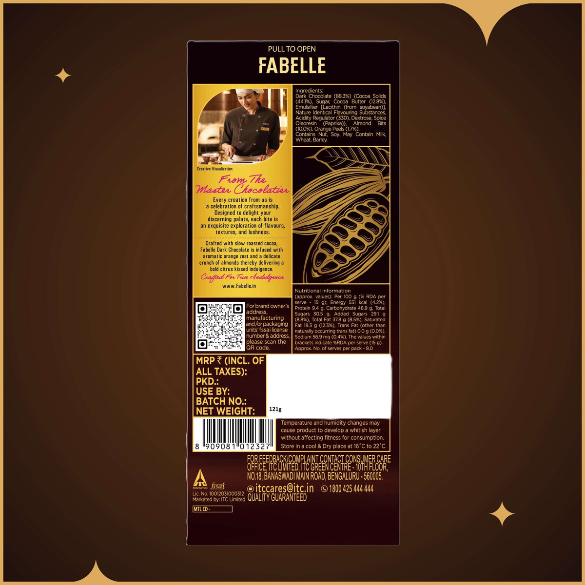 Orange Eclipse 64% Dark Chocolate