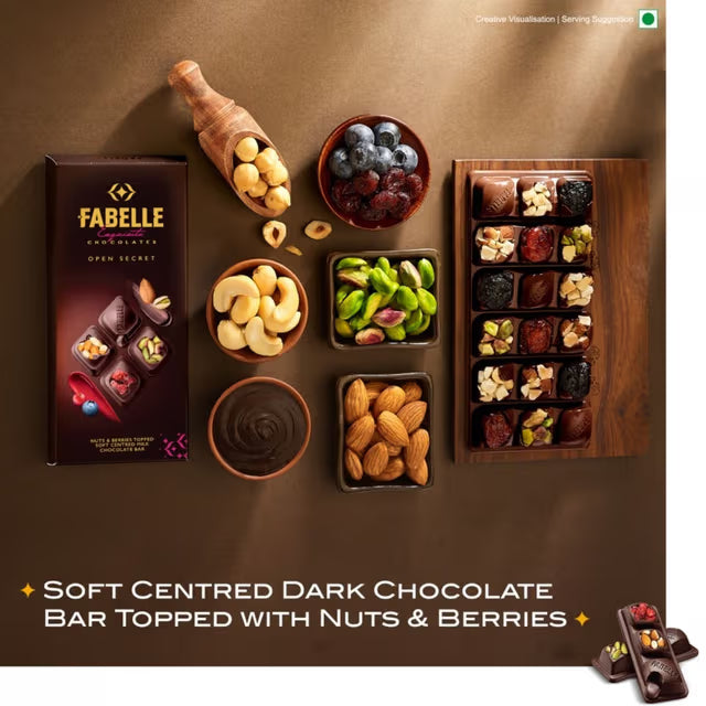 Open Secret - Dark Chocolate with Roasted Nuts & Choco Mousse