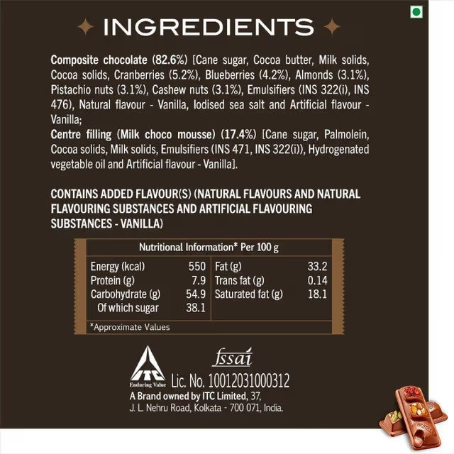 Open Secret - Dark Chocolate with Roasted Nuts & Choco Mousse