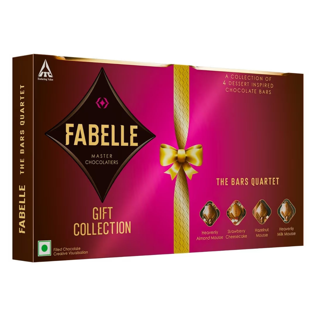 The Bars Quartet - Assorted Handcrafted Chocolate Collection