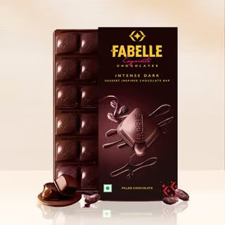 Intense Dark Bar - Centre filled 84% Dark Chocolate Intense Dark Bar - Centre filled 84% Dark Chocolate