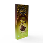 Kunafa Dark Bar– Rich Pistachio Kunafa filled Dark Chocolate Bar