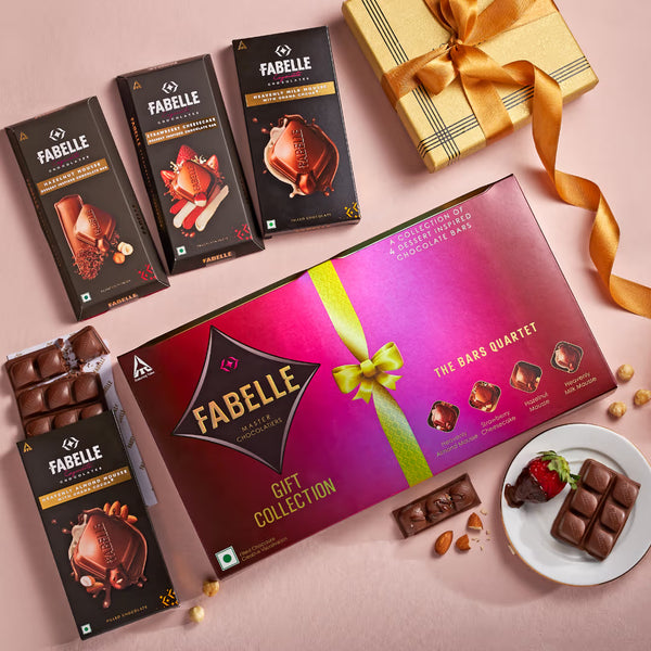 The Bars Quartet - Assorted Handcrafted Chocolate Collection