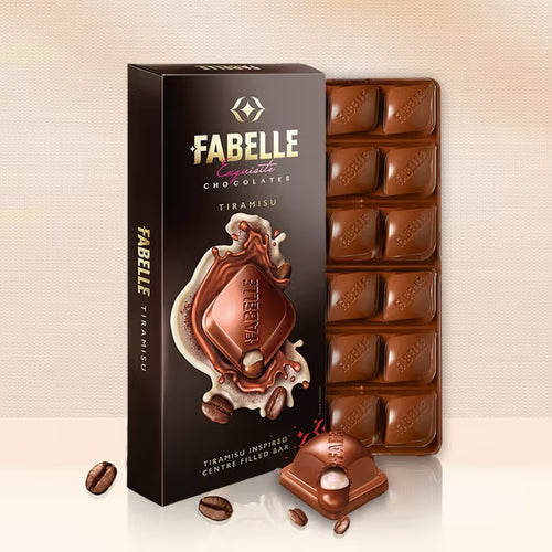 Tiramisu - Milk Chocolate Bar filled with Coffee Mousse